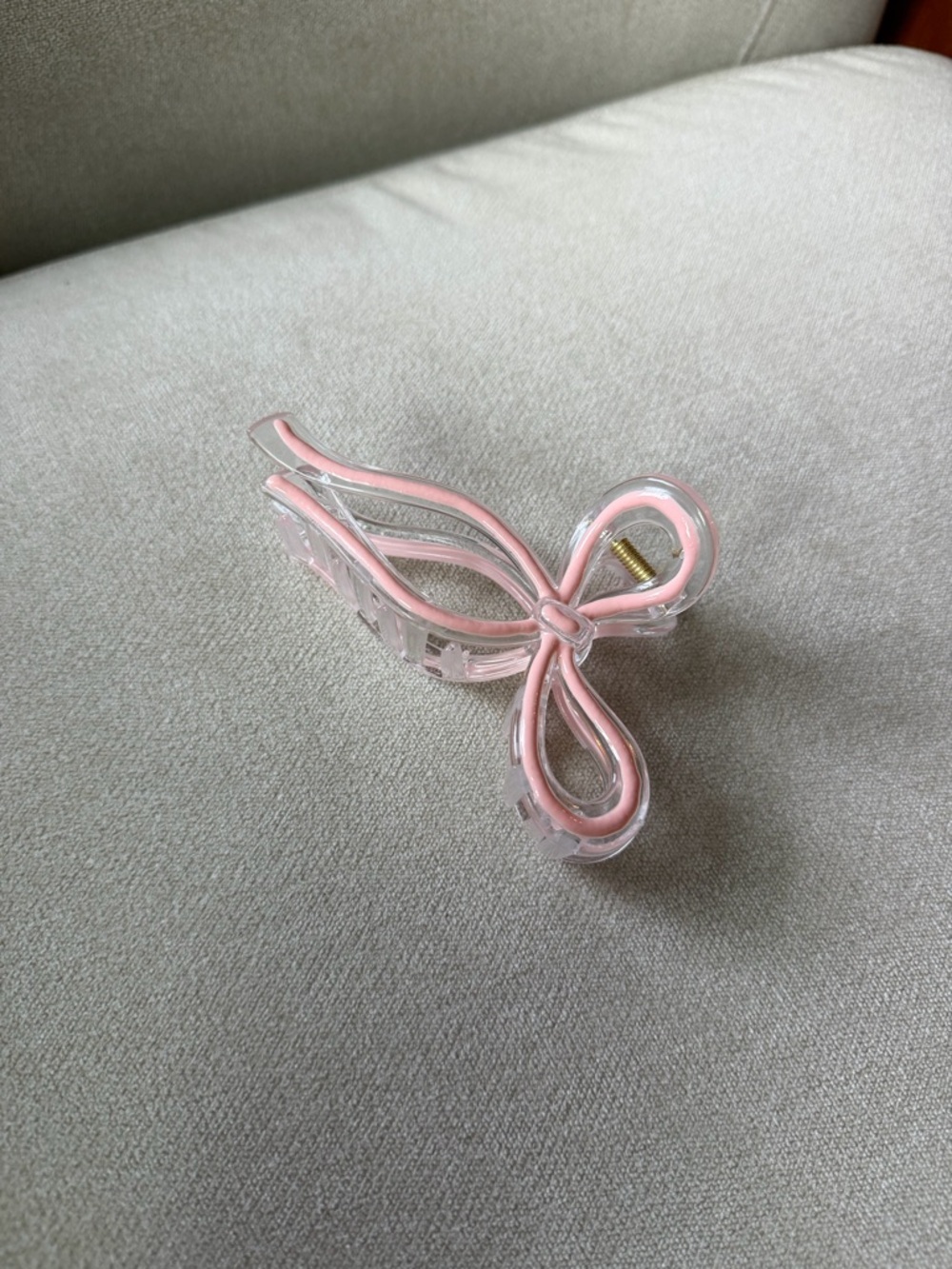 Pink Bow Claw Clip Anthropologie - Picture 4 of 7